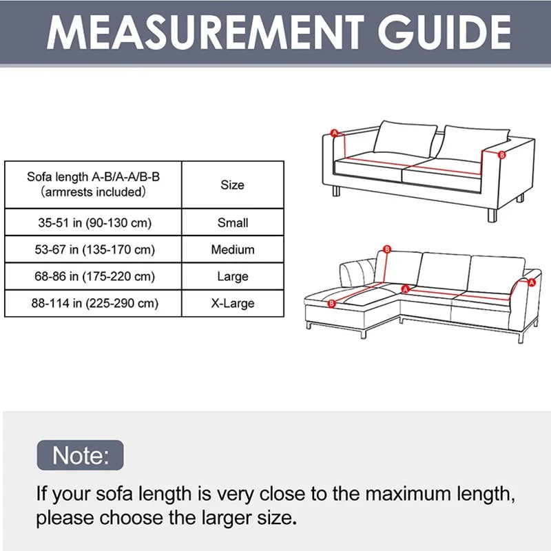 Housse de canapé Élégance Étanche
