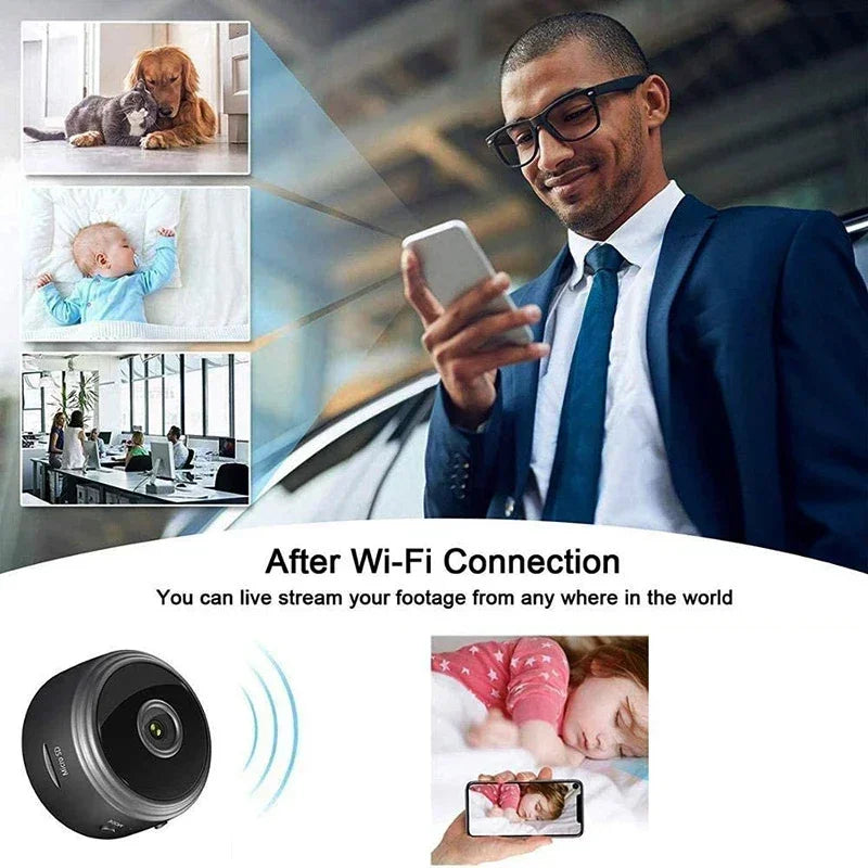 Caméra Mini WiFi Sécurité HD