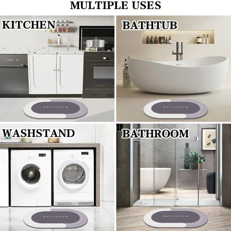 Tapis de Bain Séchage Rapide
