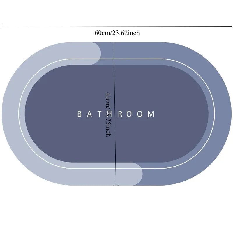 Tapis de Bain Séchage Rapide
